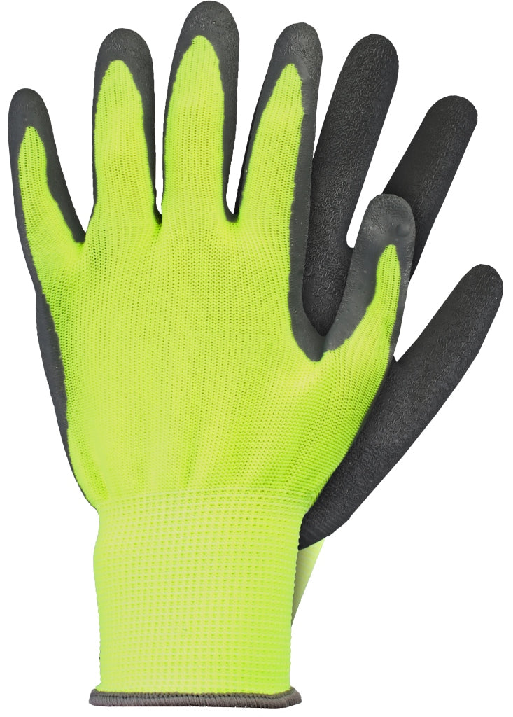 Talen Tools - Werkhandschoenen - Latex - Geel - Maat M - Goede grip