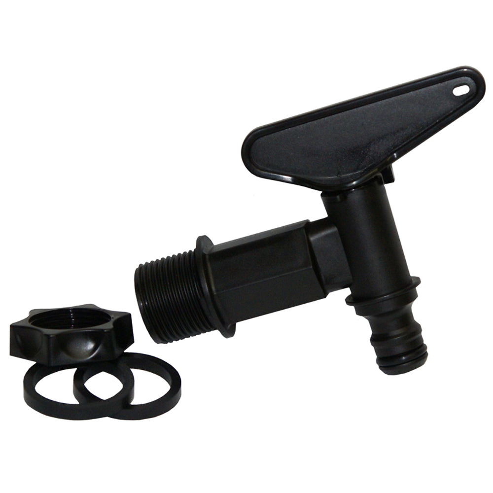 Harcostar Reserve kraan met snelkoppeling 3|4"