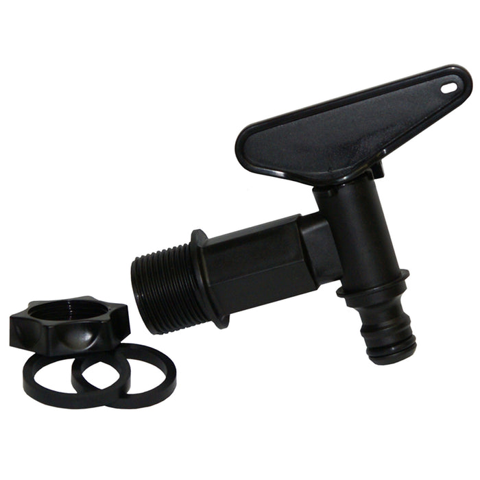 Harcostar Reserve kraan met snelkoppeling 3|4"