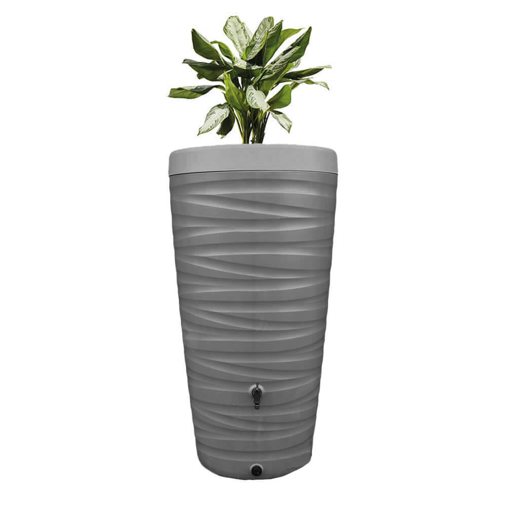 Tuinartikelen.nu - Regenton Wave - 240 liter - Grijs