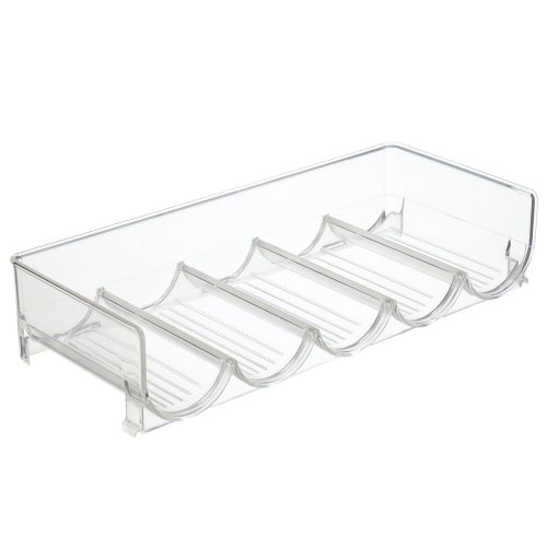 iDesign - Koelkast Flessenrek, Stapelbaar, 48.3 x 20.3 x 10.2 cm, Kuns