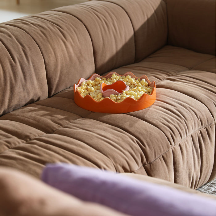 &k amsterdam Wiggle Schaal Ø 32 cm - Oranje