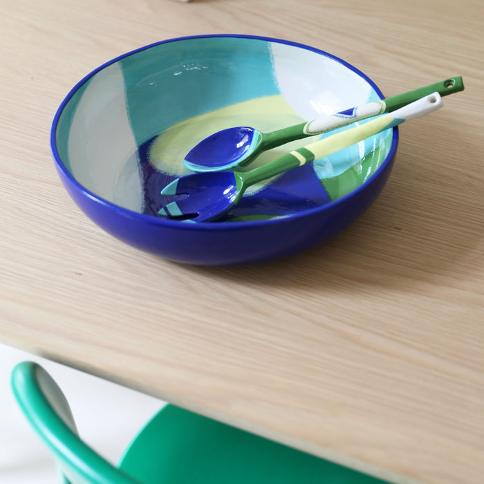 &k amsterdam Wasco Schaal Ø 30,5 cm - Blauw