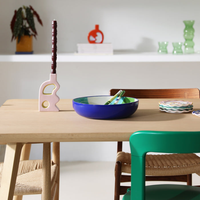 &k amsterdam Wasco Schaal Ø 30,5 cm - Blauw