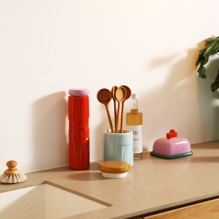 &k amsterdam Flake Voorraadpot - Blauw