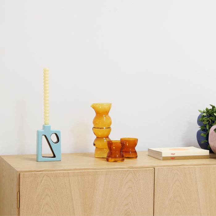 &k amsterdam Flush Kandelaar - Blauw