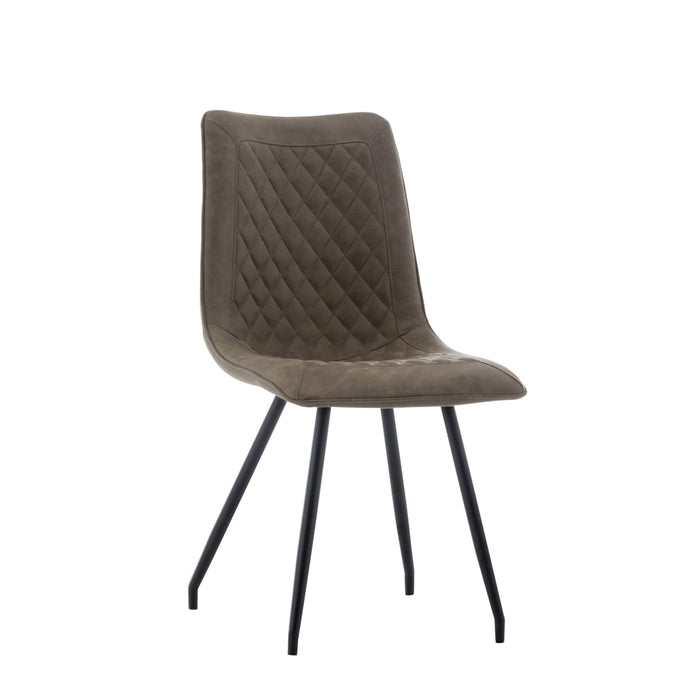 Furnihaus Eetkamerstoel Kick - Olijf - Set van 4