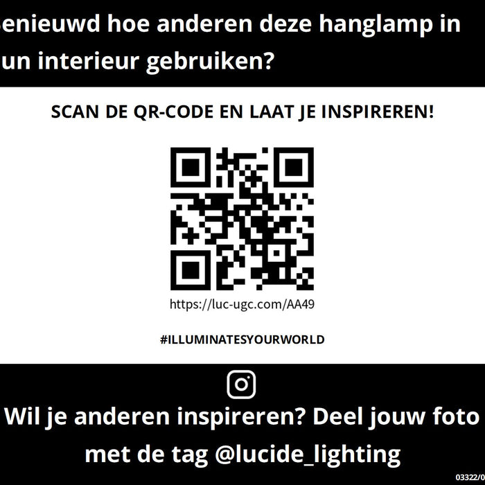 Lucide SELIN Hanglamp 1xGU10 - Zwart