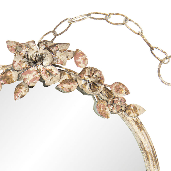 Clayre & Eef Spiegel 38x44 cm Goudkleurig IJzer