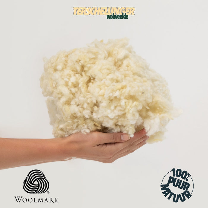 Terschellinger Wolweelde - Zuiver Wollen Matrasoplegger - 160 x 210