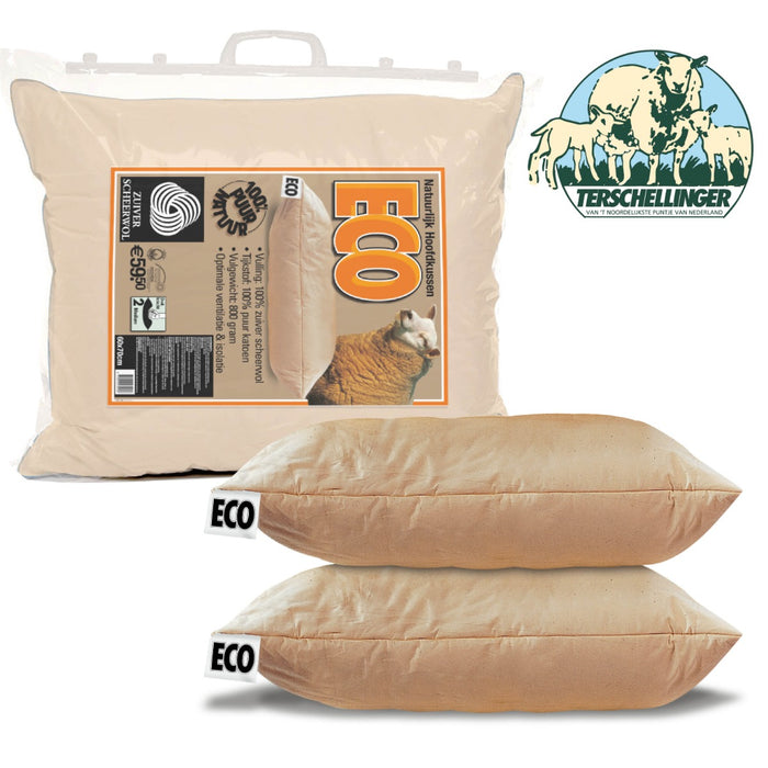 Terschellinger Wolweelde - Wol Kussen- 60x70cm