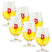 Duvel Bierglazen Op Voet 33cl - 6 Stuks - Bier Glas - Bolle Vorm