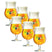 La Chouffe Bierglazen Op Voet 33cl - 6 Stuks - Bier Glas - Bolle Vorm