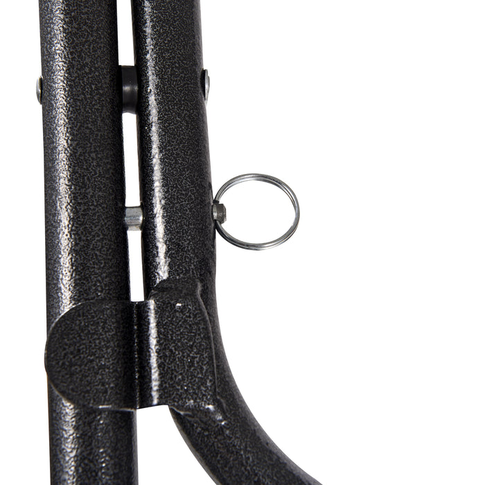 ERRO Statafel Ø80x110cm - wit|grijs