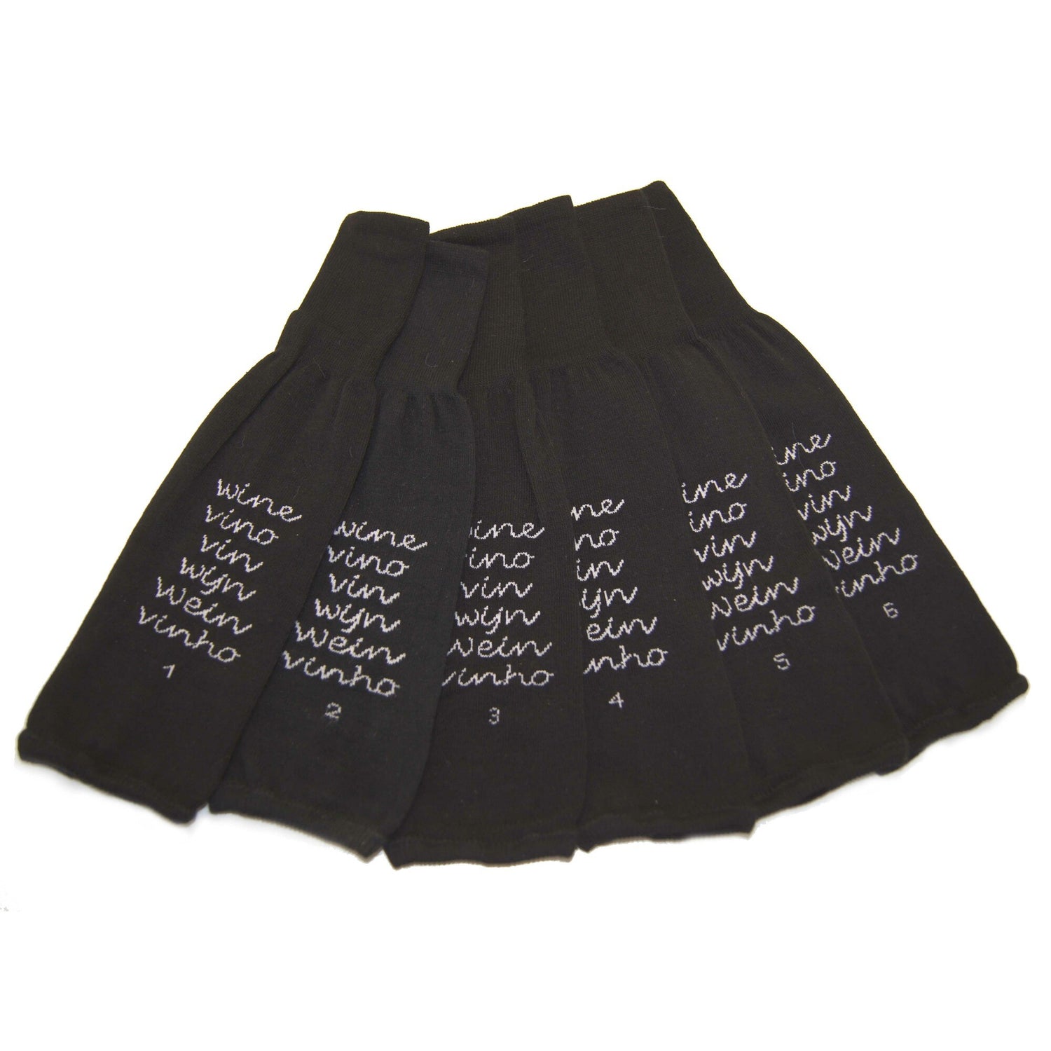 OEM Blindproefkousen - Wijn Proeverij - Genummerd 1 T|m 6