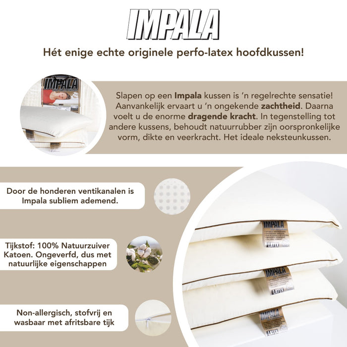 NachtrustOnline - Latex Kussen- 40x70cm