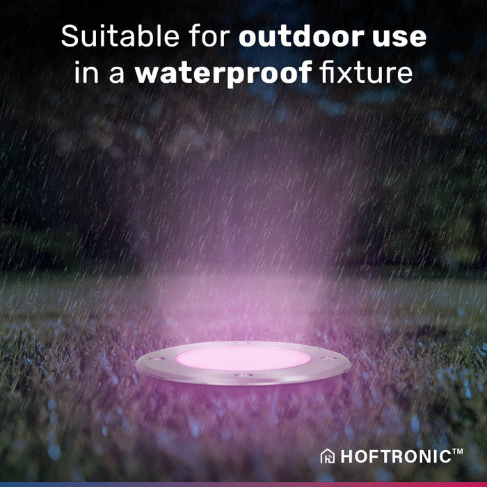 HOFTRONIC 10x GU10 Smart LED lamp 120° WiFi + Bluetooth RGBWW