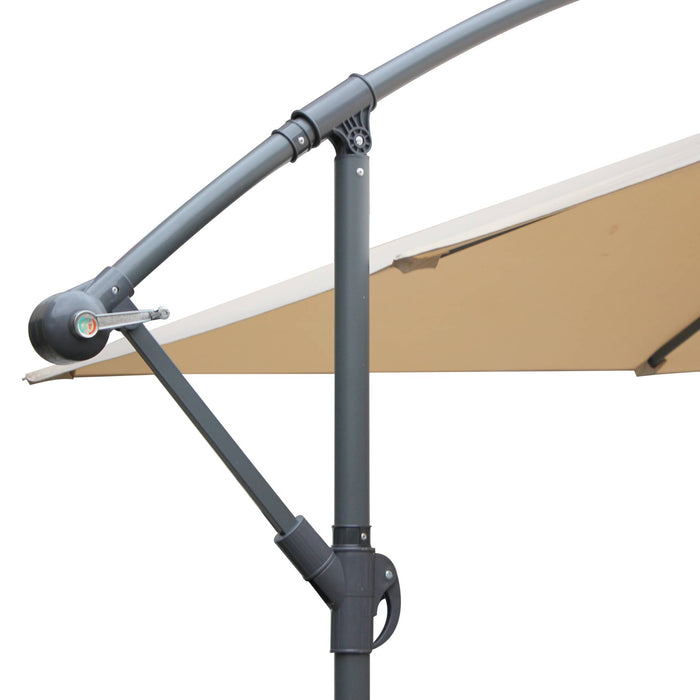 sweeek - Zweefparasol vierkant 3x3m