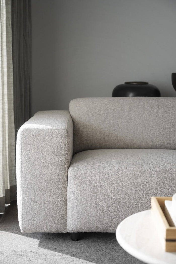 Rowico Home Willard 4-zits Bank - Lichtbeige Stof