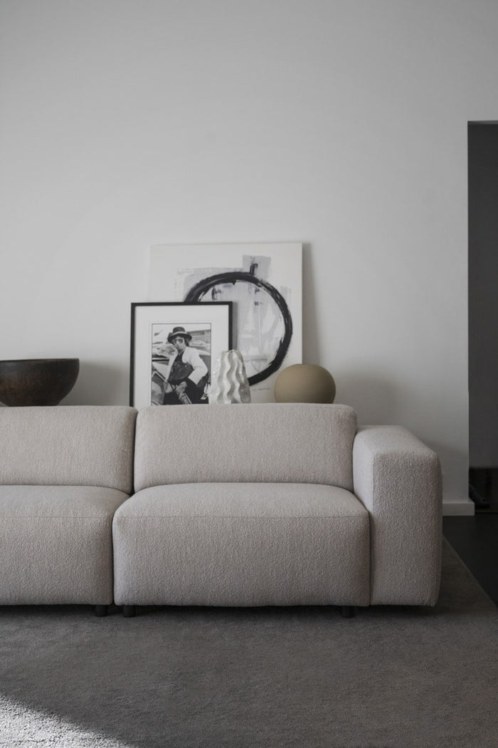 Rowico Home Willard 4-zits Bank - Lichtbeige Stof