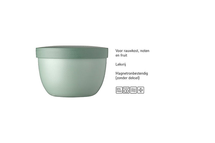 Snackpot Ellipse 350 ml - Nordic black