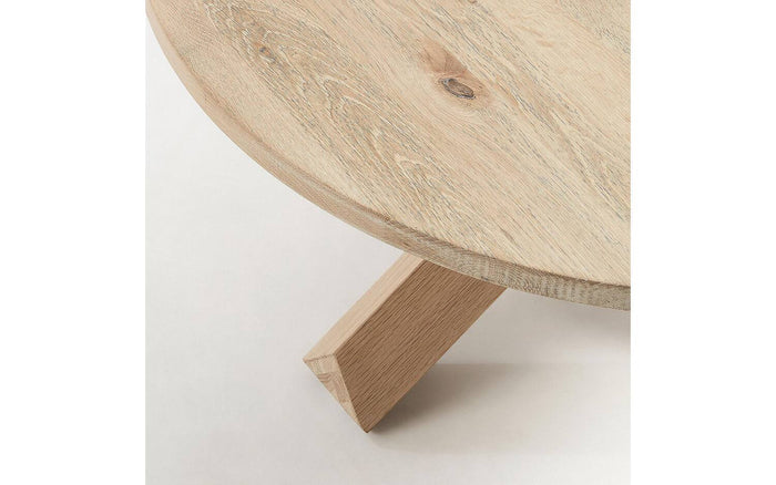 Kave Home Lotus Salontafel Ø 65 cm - Eikenhout
