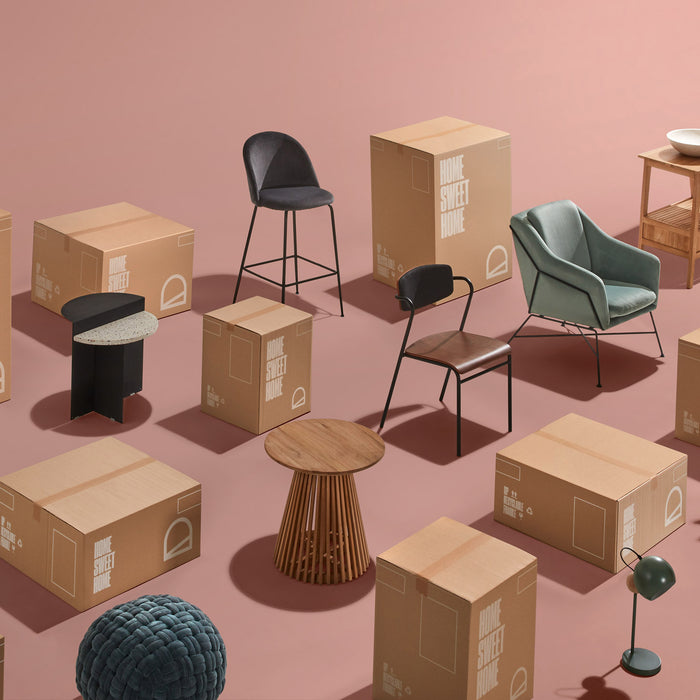 Kave Home Jeanette Bijzettafel - Ø 50 cm - Naturel