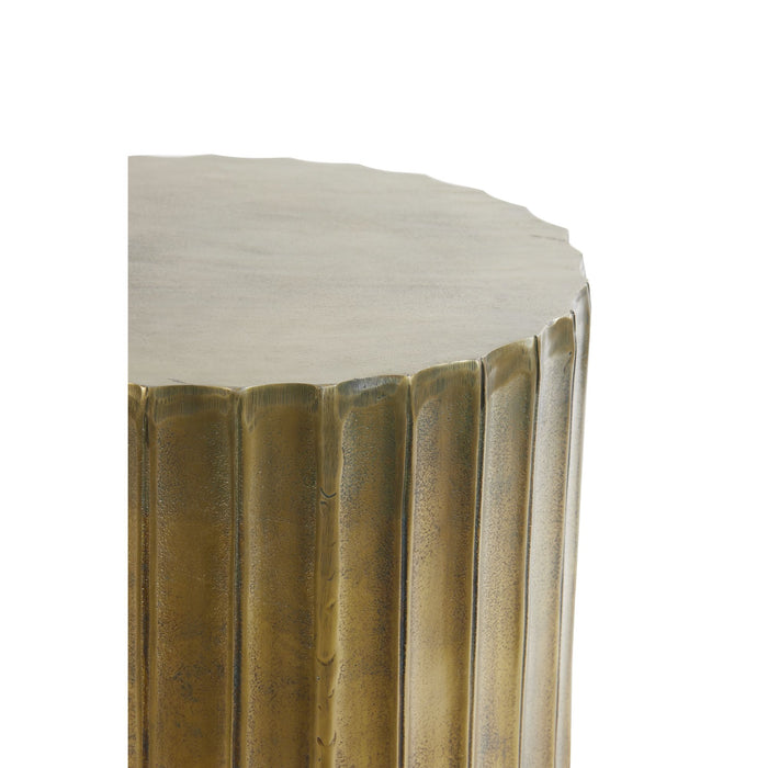 Light & Living Bijzettafel Kavango - Antiek Brons - Ø45cm