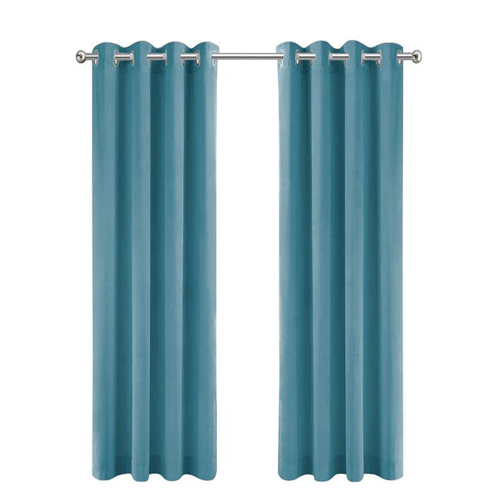 LW Collection Kant en klaar gordijnen lichtblauw 290x270cm