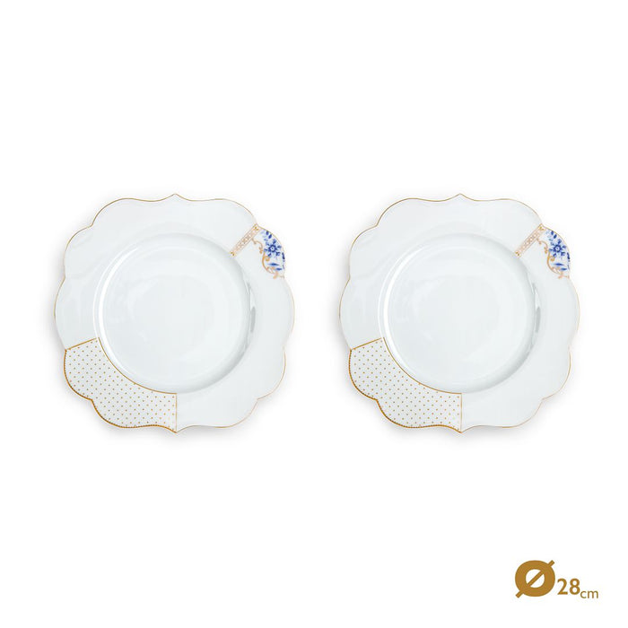Pip Studio Onderborden - Royal Wit - Ø 28cm - 2 St.