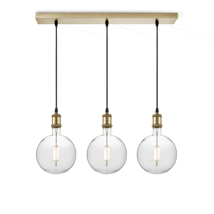 Home Sweet Home hanglamp vintage Globe LED 3L G125 dimbaar E27 helder