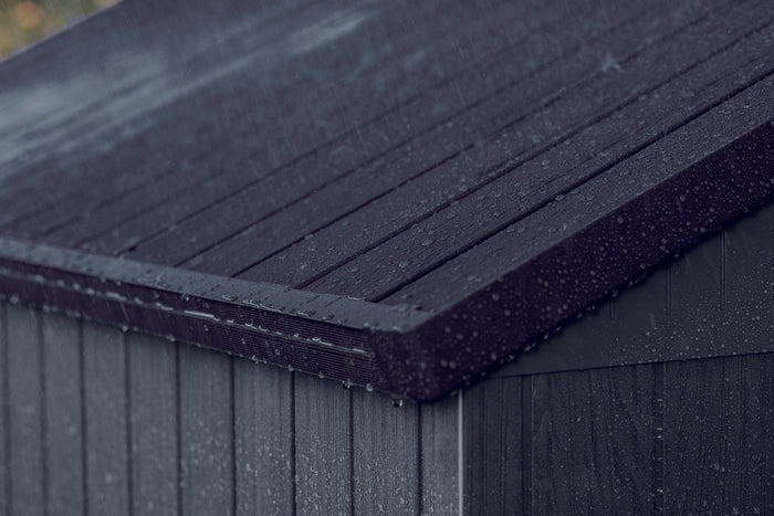 Keter Darwin 64 Tuinhuis met ramen - 190x122x221 cm - Grijs