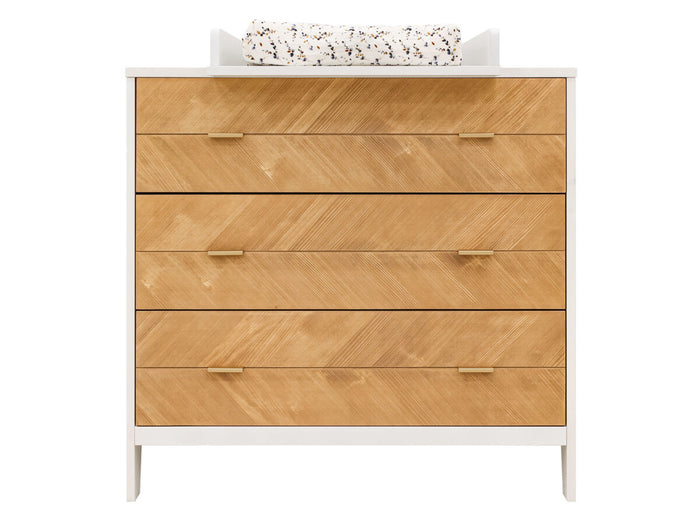 Bopita Isa commode met 3 laden - Vintage White