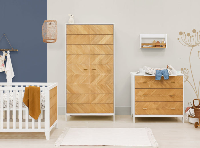 Bopita Isa commode met 3 laden - Vintage White