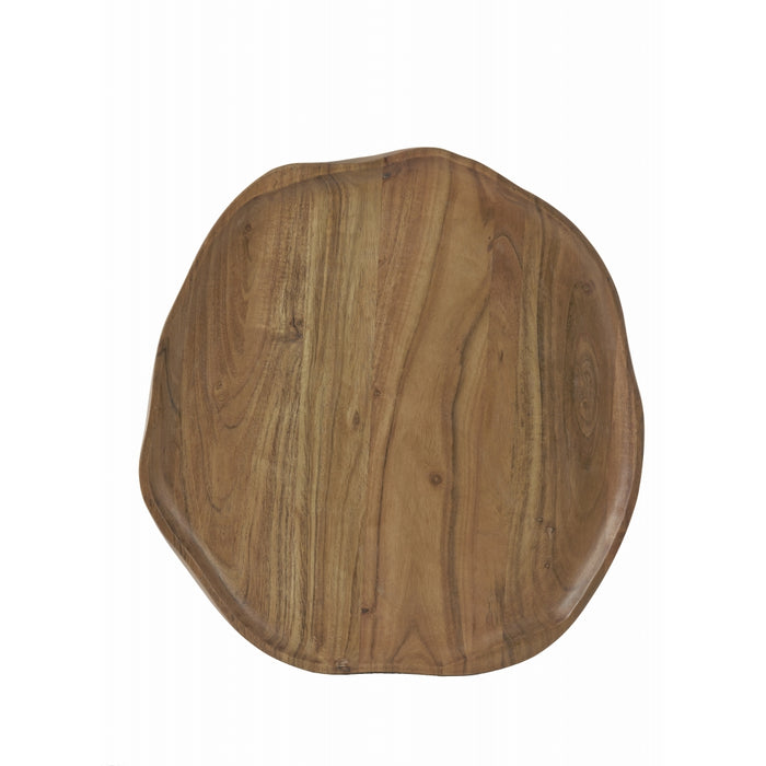 Light&living Schaal 37,5x35x2,5 cm ROBINIA acacia hout olie bruin