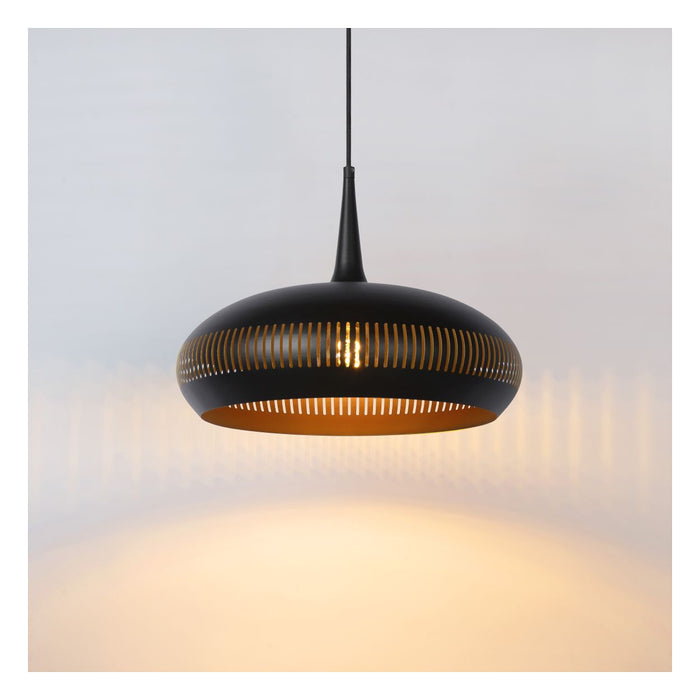Lucide RAYCO Hanglamp 1xE27 - Zwart