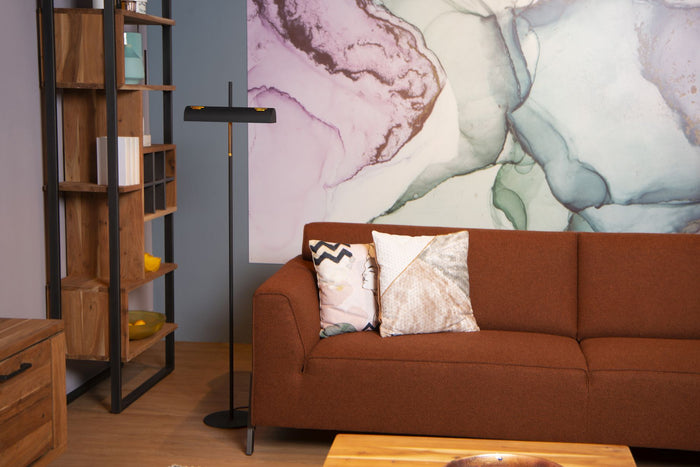 Lucide GLENDALE Vloerlamp 2xE27 - Zwart