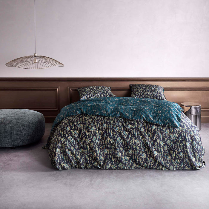 Essenza Issadore Dekbedovertrek - 240 x 220 cm - Darkest blue