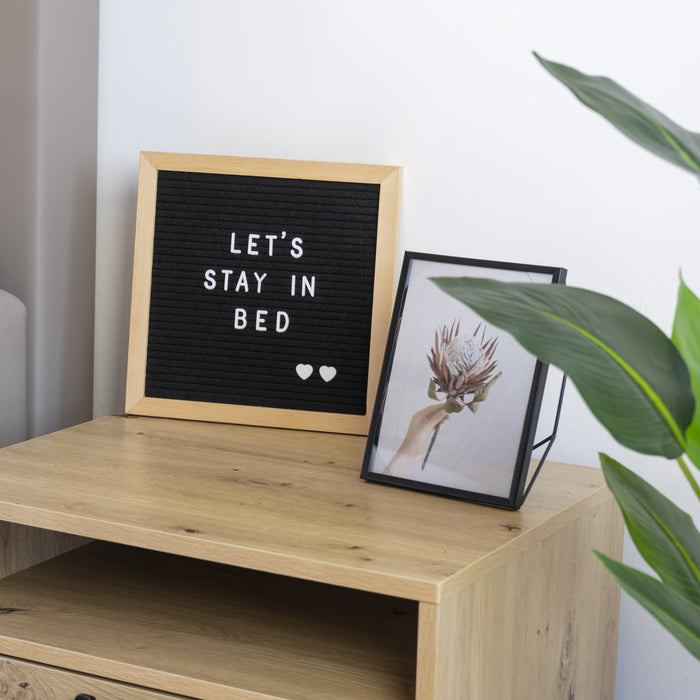 QUVIO Fotolijst hexagon staal 15 x 20.5cm - Zwart