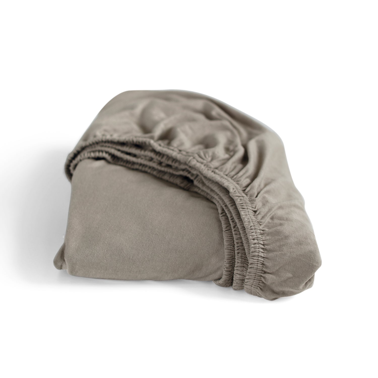 Cinderella - Hoeslaken (tot 25 cm) - Double Jersey -  80x200 - Taupe