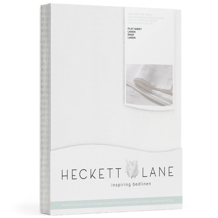 Heckett & Lane Elementi Laken Katoen Satijn - white