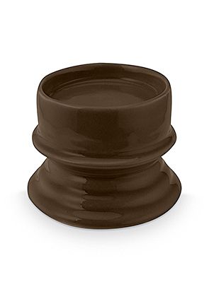 vtwonen Ceramic Waxinelichthouder - Set van 2 - Warm Brown