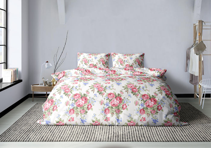 Eleganzzz Dekbedovertrek Micropercal Nina - roze