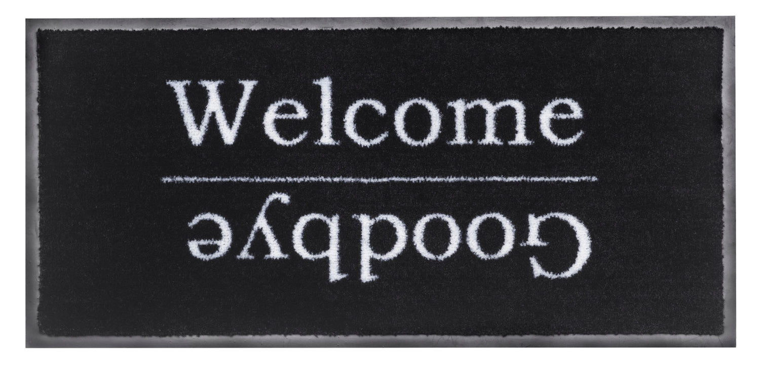 MD Entree - Deurmat - Emotion XS - Welcome Goodbye - 40 x 80 cm