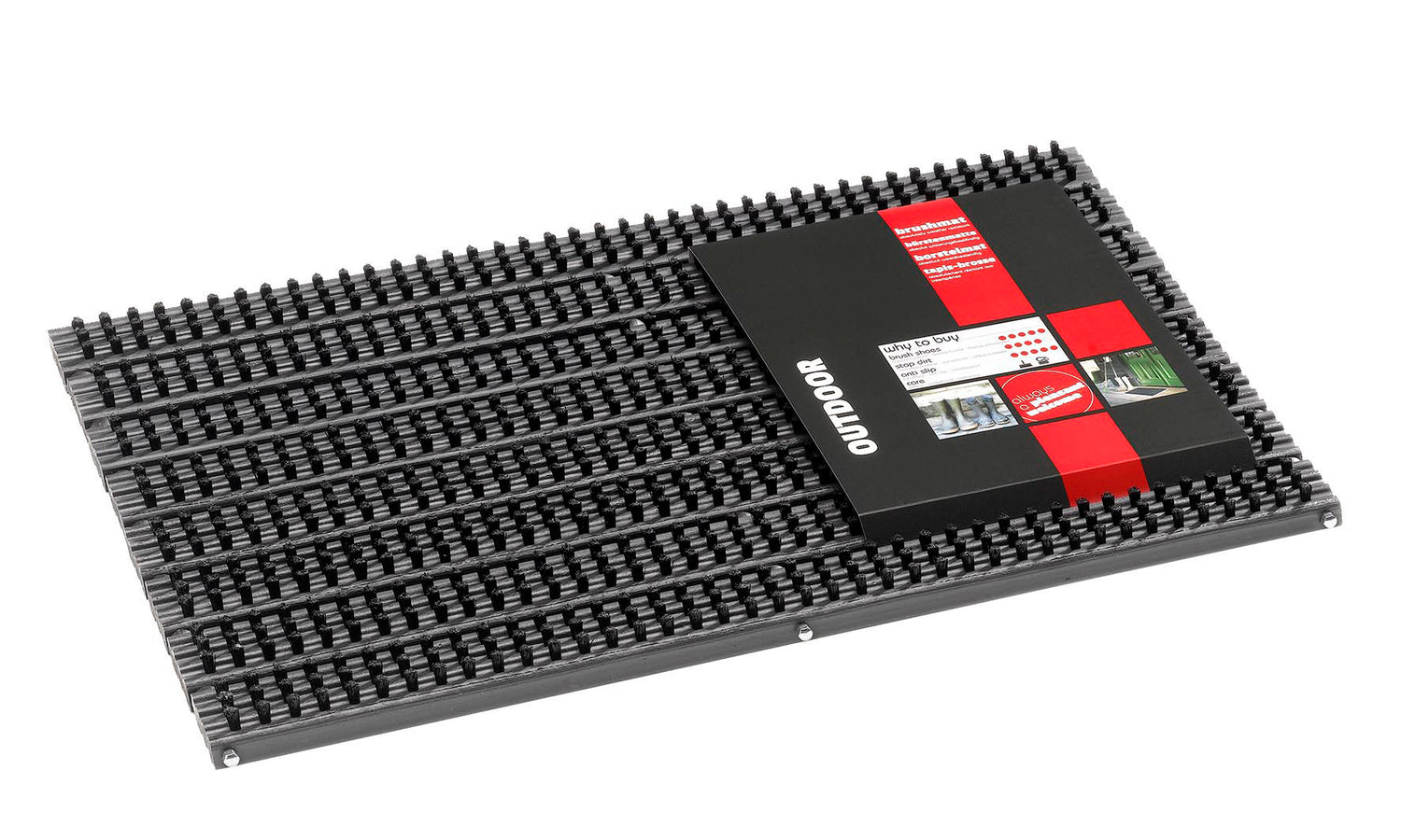 MD Entree - Schoonloopmat - Avanti Brush - Antraciet - 40 x 60 cm