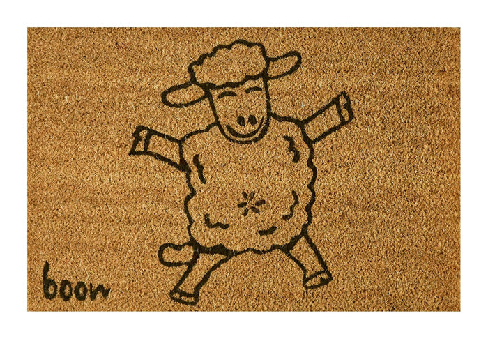 MD Entree - Deurmat - Kokosmat - Freestyle Boon Sheep - 40 x 60 cm