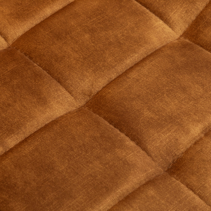 Furnihaus Eetkamerstoel Felix Velvet Geel Set van 4