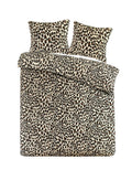 Day Dream Panter Flanel dekbedovertrek 140x200|220 cm beige