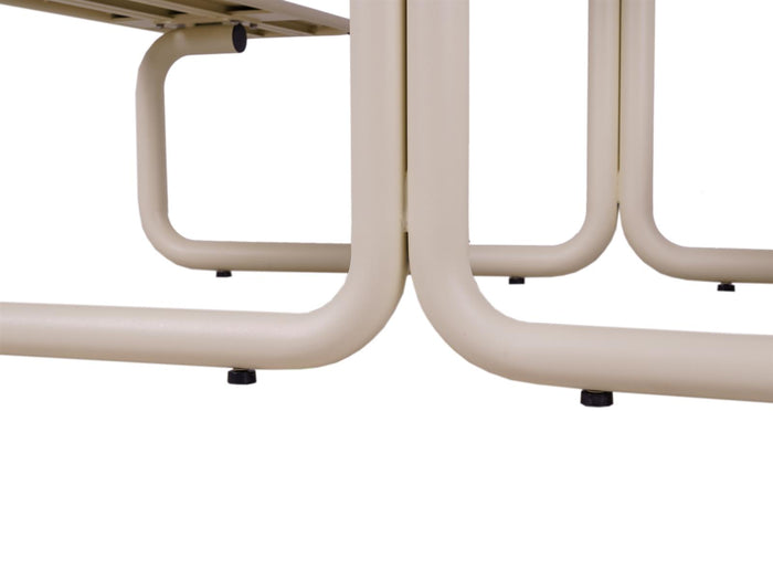 MaximaVida metalen picknicktafel Max ivoor