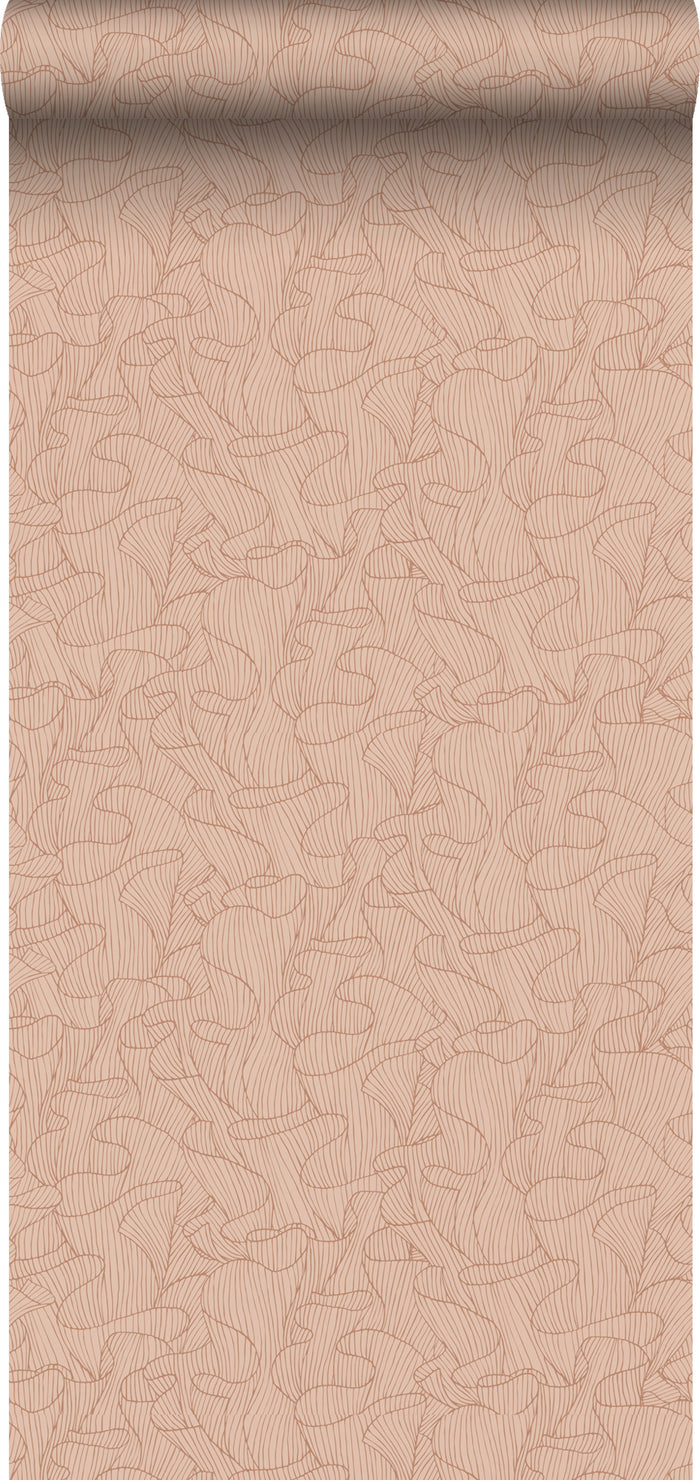 ESTAhome behang koraal licht terracotta - 50 x 900 cm - 139502